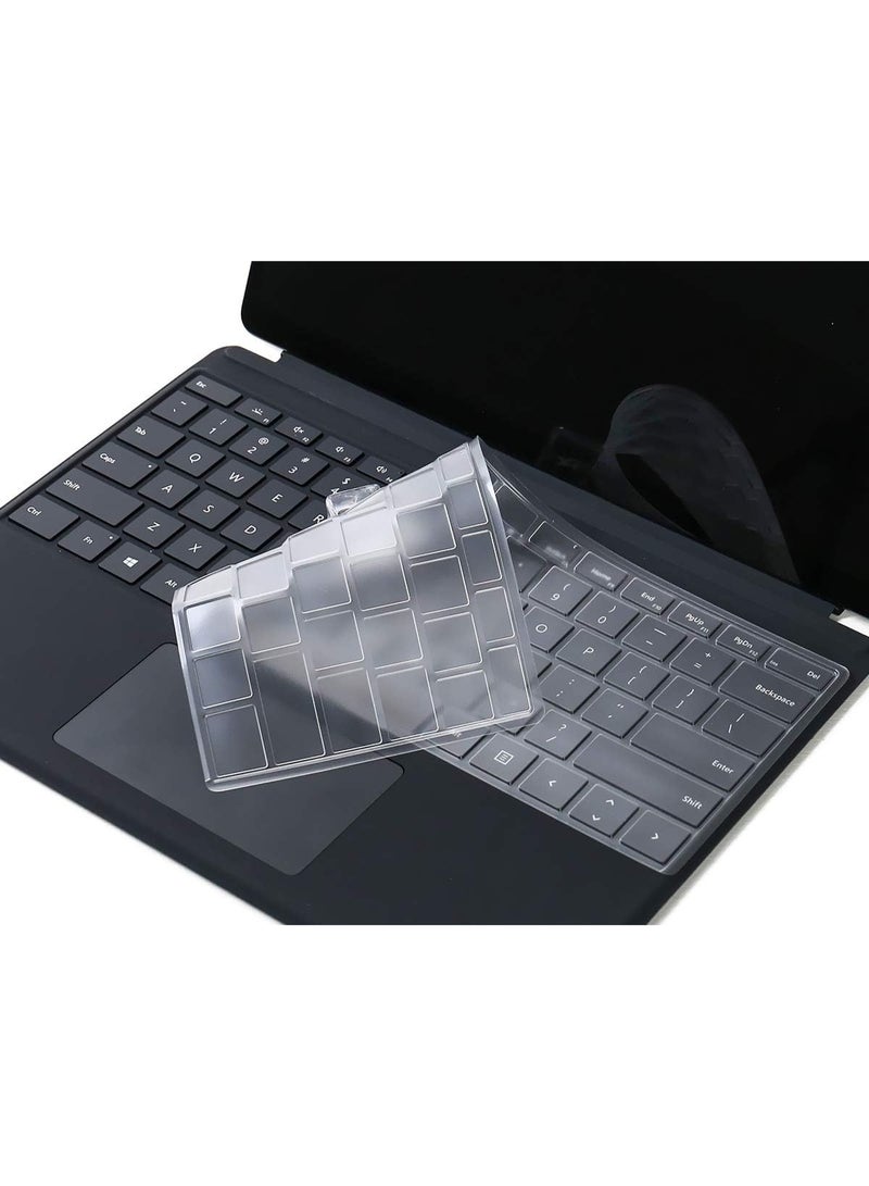 Keyboard Cover for Microsoft Surface Pro 11/10 13 inch 2024 & Surface Pro 9/8 13 inch i5 i7 (2022-2021) & Surface Pro X 13 inch (2020-2019) Tablet 13 Inch Laptop Keyboard Protector Accessories-TPU - Image 1